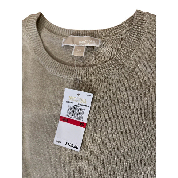 NEW Michael Kors Womens LS Tunic Dress Gold Size XS MSRP $ 130.00 QH78ERV8BC - Picture 5 of 5